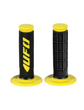 Manopole Moto Cross Enduro Modello Challenger Giallo taglia unica - UFO - FashionsVida