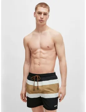 Mens Black Rico Swim Short - Male - Black - XX-Large - BOSS - FashionsVida