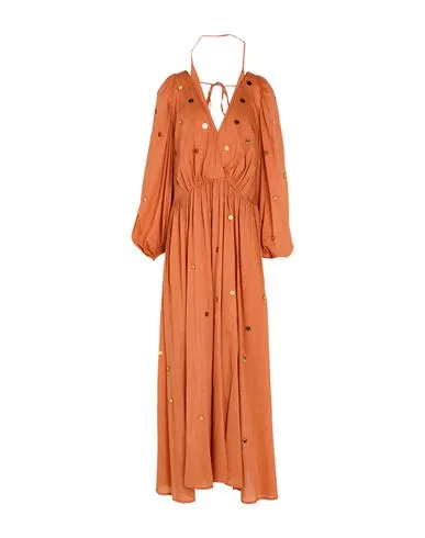 Maxi-Kleid Damen Mandarine 0,1 Damen - forte_forte - FashionsVida