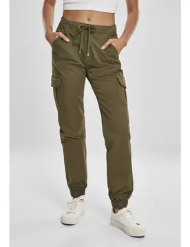 Pantalon Cargo High Waist Jogging Green Olive S