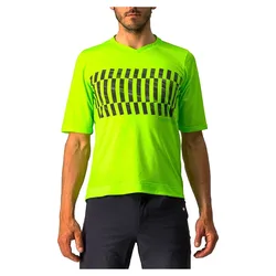 Maglietta A Maniche Corte Trail Tech Electric Lime / Dark Grey