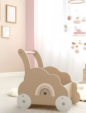 Carrello per giocattoli - grigio chiaro