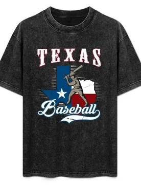 T.e.x.a.s Base.ball Flag Map Vintage Lovers T-Shirt Daily Wear Print T-Shirt - Aliexpress - FashionsVida