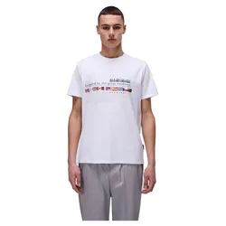 T-shirt à Manches Courtes Turin Bright White L