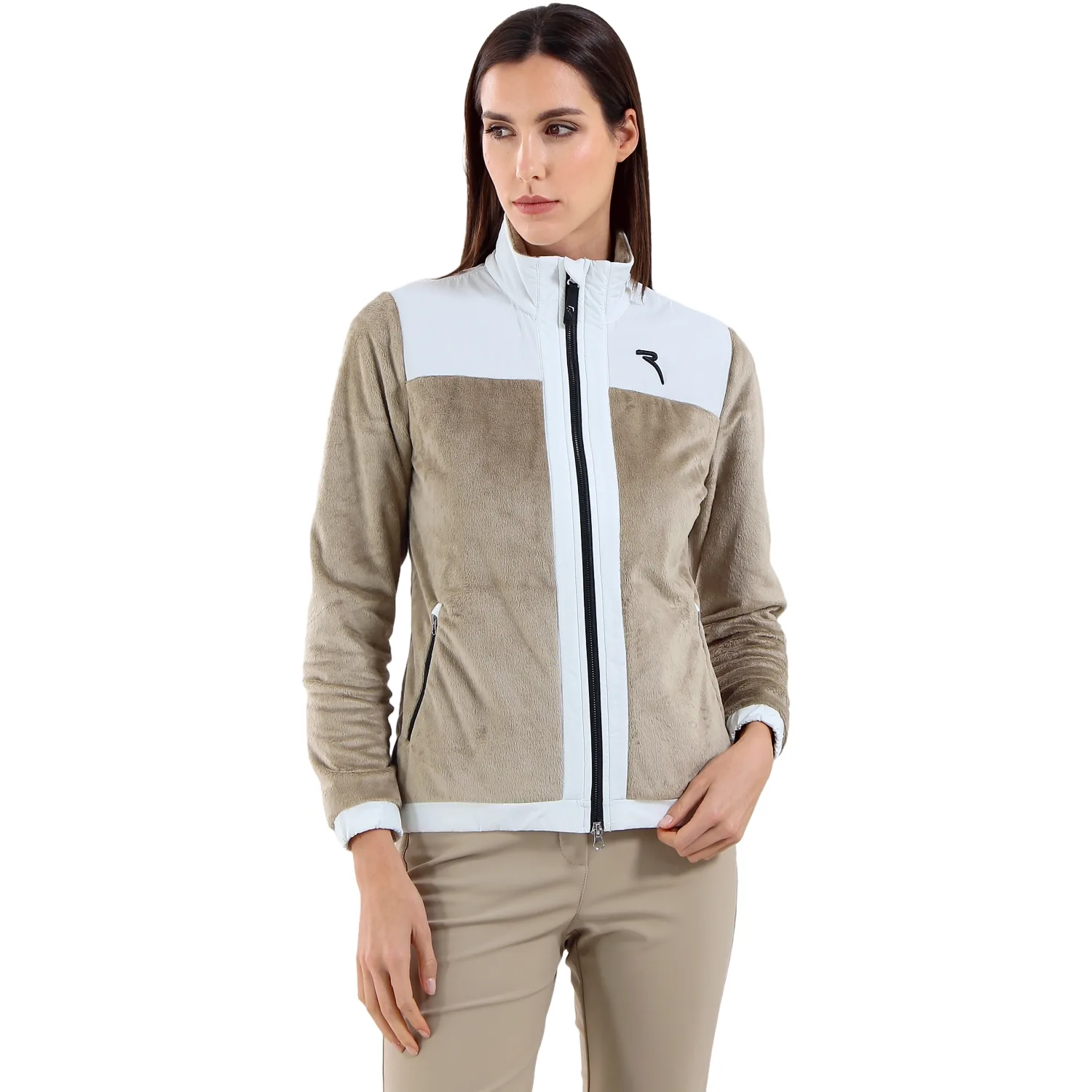Chervo Jacke Padroncina, beige/weiss 40 - Chervò - FashionsVida