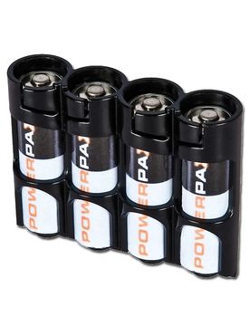 Batteriehalter Powerpax SlimLine 4 x AA - Nachleuchtend Nachleuchtend adult