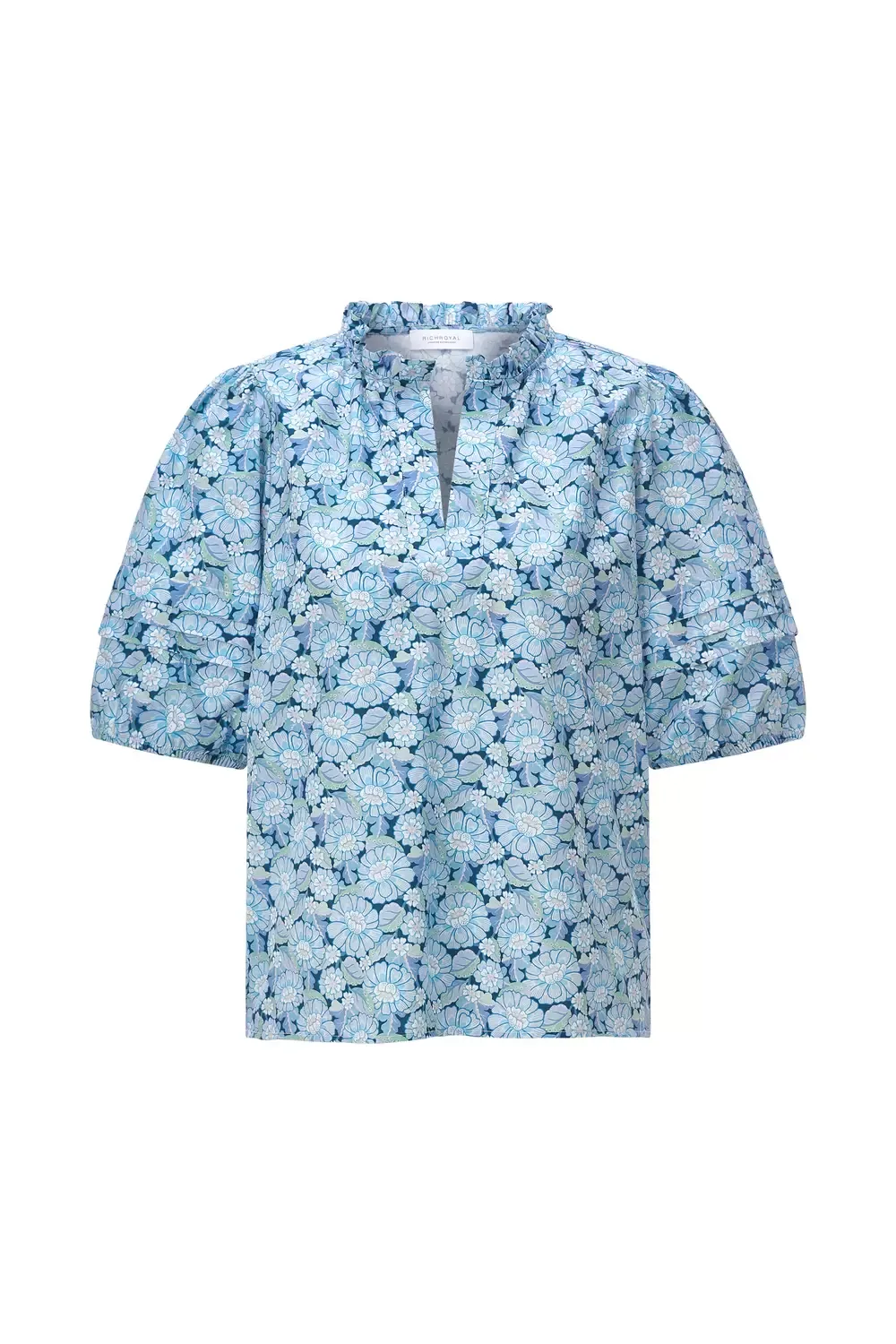 Printed Cotton Blouse female - 36 - FashionsVida