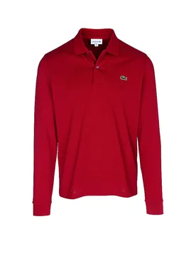 Polo Classic Fit L1312 rojo oscuro S - Lacoste - FashionsVida