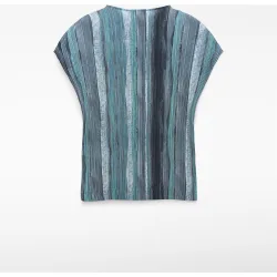 Top de mujer estampado de crinkle