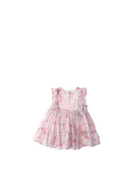 Abito misto lino NURSERY ROSA 6M