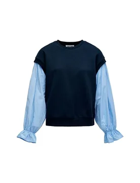 Sweat-shirt 21011702 Dark Blue V1 M - Salsa Jeans - FashionsVida