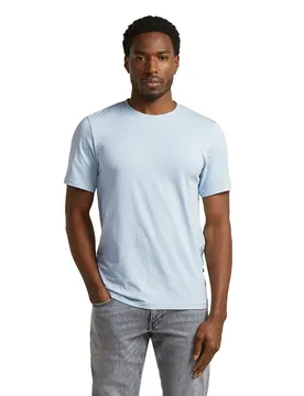 T-shirt à Manches Courtes Slim Base Baby Blue S