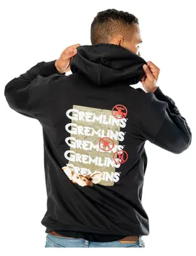 Sweat à Capuche Gremlins Front Back Tearaway Black / Multicolor 2XL unisex