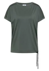 XXL Solid Leo Piping T-Shirt female