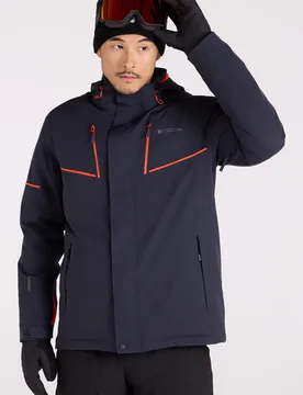 Galactic III Extreme Waterproof Mens Ski Jacket - Grey - Grey - Size: XXL - Mountain Warehouse - FashionsVida
