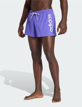 LOGO Stretchy Knit Swim Shorts 3 Inch XL Solar Purple / White