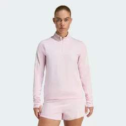 Adi365 Jumper Iconic Running 1/2 Zip L Clear Pink