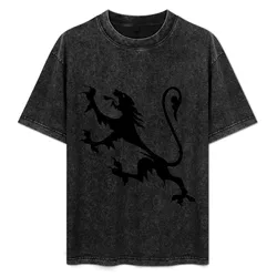 Heraldic Lion T-Shirt Comfortable Daily Wear Tee