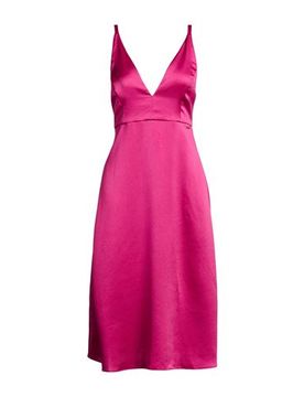 Vestido midi Mujer Magenta 32,34,36,38,40,42 Mujer