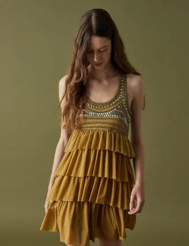 Sfera - Vestido tul tachas - Sfera - FashionsVida