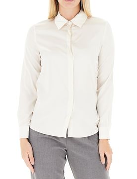 Blusa misto seta AVORIO 44