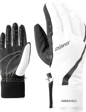 Kitty Damen Fingerhandschuhe, grau 8 - Ziener - FashionsVida