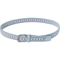 Gürtel Multicolor Braided, weiß/rosa/grün 110_cm