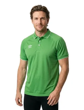 Polo à Manches Courtes Torch Green / White L Homme