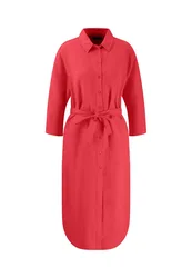 DRESS 3/4 SLEEVE LINEN MIX female