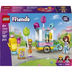 Juego de construcción Puesto de Helados y Globos Friends - 42692
