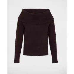 Jersey de mujer con cuello caído