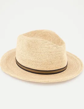 Sombrero de rafia de hombre - Borsalino - FashionsVida