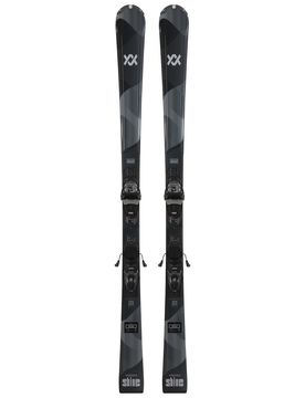 Ski Set inkl. Bdg. Pistenski Shine 72 + Vmot 10 W 2026 für Damen Größe 137 cm Grau