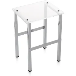 Taburete de baño cuadrado