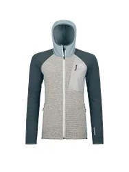 Veste polaire à capuche Classic Knits pétrole M