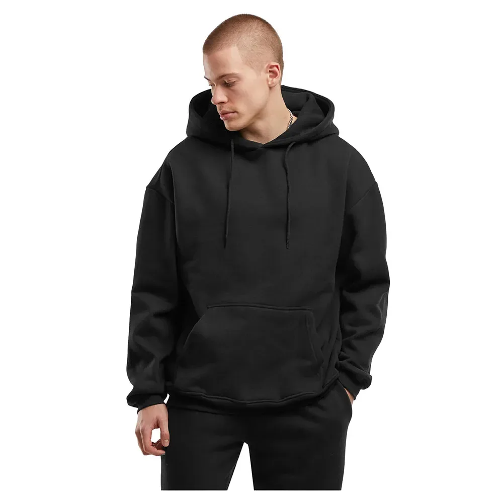 Sweat à Capuche Basic Oversized Black M - Urban classics - FashionsVida