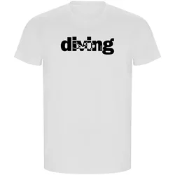 Maglietta A Maniche Corte Word Diving Eco