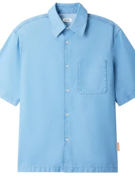Camisa vaquera de hombre oversize efecto lavado - sandro - FashionsVida