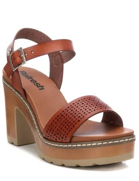 Sandales à Talons 17077 Camel EU 38