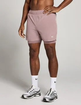 Short Training 2 en 1 de 5 para hombre de MP - Malva - M - MyProtein - FashionsVida