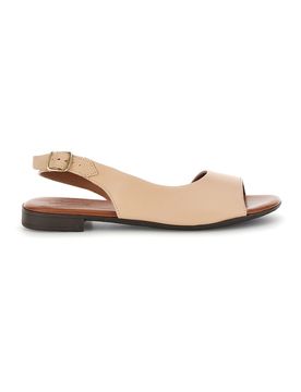 Sandali beige in pelle con cinturino 225110 36
