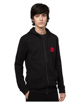 Hugo Sweat-shirt à Zip Daple 212 Black 2XL