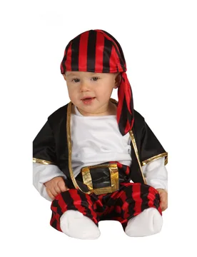 Baby-Piratenkostüm Karnevalskostüm für Babys schwarz-rot-weiss - FIESTAS GUIRCA, S.L. - FashionsVida