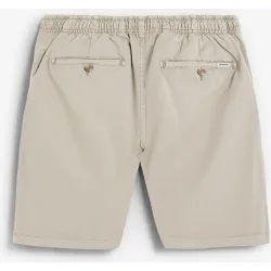 Bermudas de hombre en algodón ligeramente elástico con cordón interior