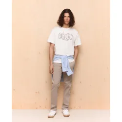 Camiseta de AC-DC de maga corta de hombre