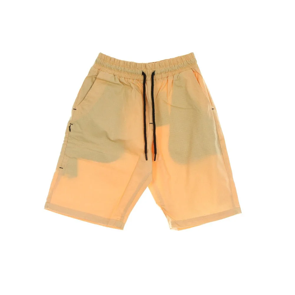 Pantalone Corto Uomo Retrofuture Shorts Peach - 5TATE OF MIND - FashionsVida