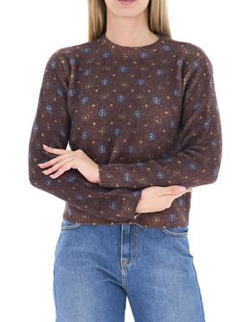 Maglione misto lana MARRONE XL