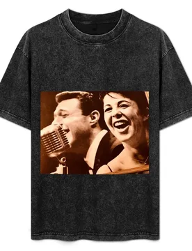 Steve and Edyie sing! T-Shirt Street Art Print Tee Shirt - Aliexpress - FashionsVida
