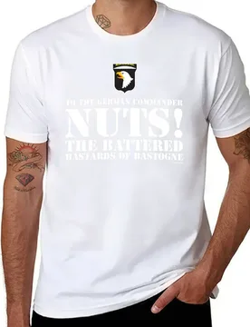 St AIRBORNE - NUTS! T-Shirt man graphic t shirt t shirt personalised T-Shirt - Aliexpress - FashionsVida