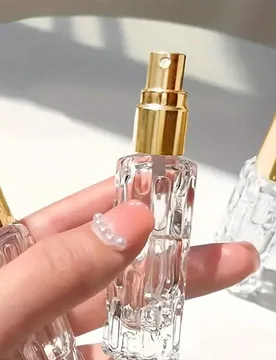 Piezas Botellas de almacenamiento de cosméticos portátiles DIY, Botella de perfume recargable, Perfumes mini para vacaciones, Viaje, Ligero, Durader - Shein - FashionsVida